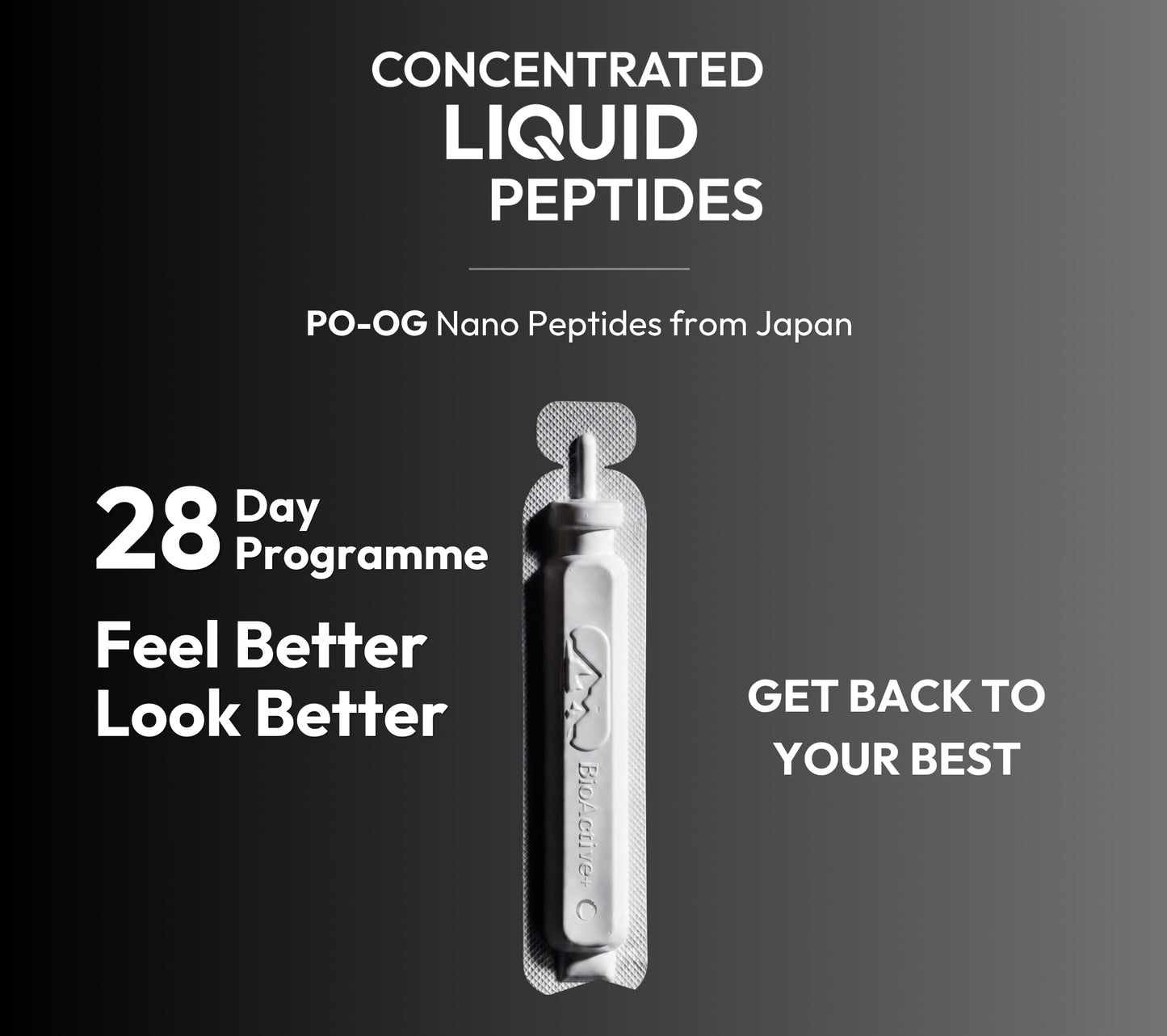 BioActive+ Liquid Peptides For Men