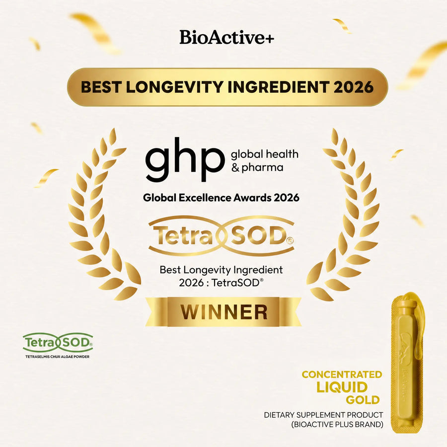 GHP Global Excellence Awards 2026 — Best Longevity Ingredient 2026: TetraSOD®