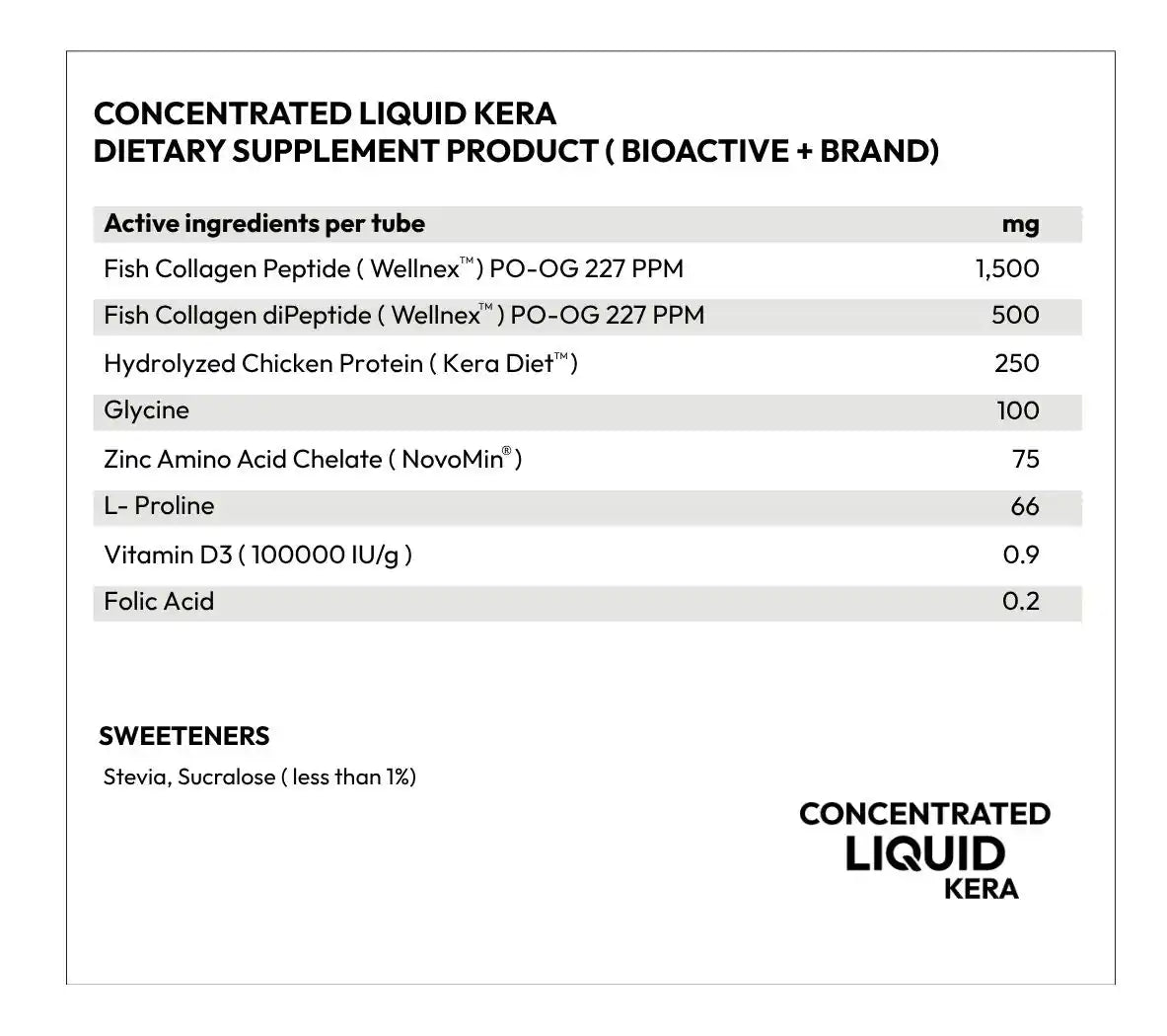 Concentrated Liquid Keratin